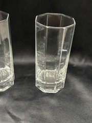 Two (2) Cristal D’Arques Clear Octime 6” Tumbler Glasses France