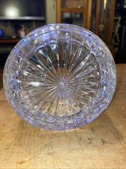 Leaded Crystal Biscuit Barrel Jar Without Lid