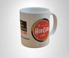 EXCELLENT CONDITION – VINTAGE HubClub Courage Classic 1995 – Bicyclist Mug