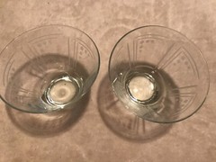 MCM Replacement Rocks Glass Etched Circles and Stripes