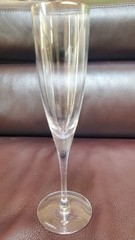 TIFFANY & CO CLASSIC Y CHAMPAGNE FLUTE Blown Lead Crystal, 9 1/4″, 6 oz,