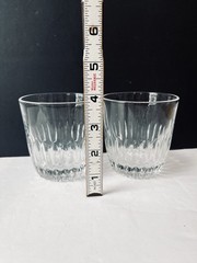 2 Princess House Royal Highlights 10 OZ Rocks Old Fashioned Glasses