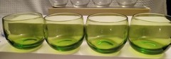 Junk Drawer Lot of Barware Glasses Rose Bowl 1983