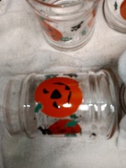 Anchor Hocking Vintage 1990, Eight, Halloween Glasses 12oz Tumblers Pumpkins