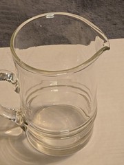 Vintage Iittala Finland Pisaranrengas Ripple Pitcher by Timo Sarpaneva