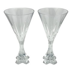 Lenox Oasis Crystal Iced Tea Glass 9 1/8 2Pc Set