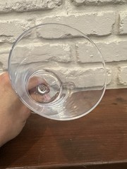 2 Stanley Coat of Arms Genuine Lead Crystal Etched Family Crest Wine Glass Gob