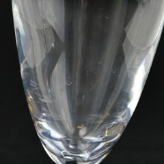 Baccarat Vega Crystal Wine Glass pair clear set of 2 Used