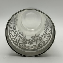 Dorothy Thorpe Platinum Band Scroll Cocktail Glass