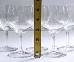 Set of 5 Baccarat VOLNAY Claret Wine Glasses 5 3/8″