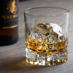 Lead free Handmade Whisky Glass Clear Glass Tumbler Solid Thick Bottom 7oz
