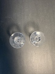 Cartier CTC3 Crystal Cordial Glasses 3” Set Of 2