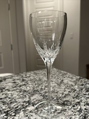 Vintage Lenox Firelight Crystal 7 7/8” Wine Glasses Goblets Set Of 4