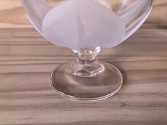 Cristal D’Arques Durand Florence Frosted Dessert Dish
