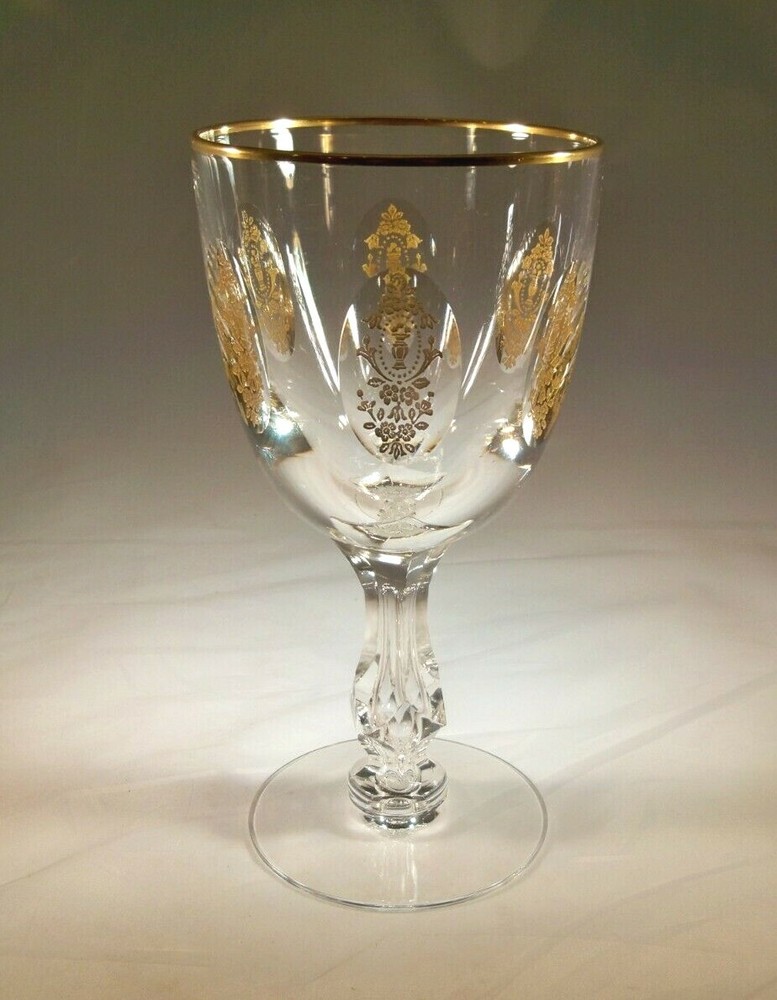 TIFFIN PALAIS VERSAILLES #17594 10-OUNCE 6-7/8″ TALL WATER or LARGE WINE GOBLET!
