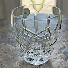 Waterford Crystal ARAGLIN Old Fashioned 9 Oz Tumbler Rocks Glass Ireland Made
