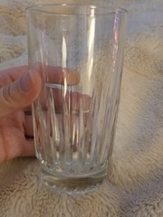 VTG Libbey DuraTuff WINCHESTER 15458 Clear Multi Sided 12 OZ Beverage Glass EUC