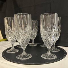 7 – Shannon Crystal High Quality Lead Crystal Dublin Pattern – Ice Tea Glass 8″