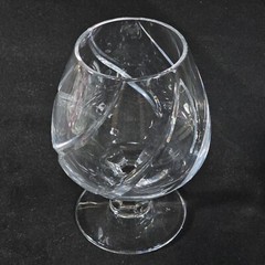 MIKASA OLYMPUS BRANDY SNIFFTER GLASSES, Cut Lead Crystal, 5 7/8′, 12 Oz, 2PCS