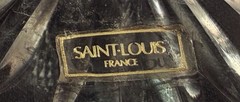 St. Louis Crystal France TOMMY Wine Glass ~ 6.75″h ~ NEW WITH LABEL