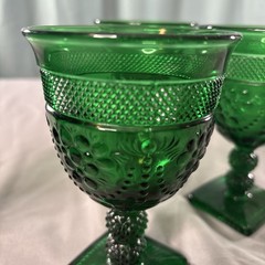 LG Wright Moon & Star Cordial Glass Green 4 Avail. selling as a set