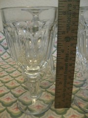 4 CASABLANCA 6 1/4″ Paneled Wine Goblet Set Pasabahche Palax Turkey EUC LotA