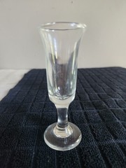 2 Vintage Clear Cordial Glasses «Embassy» Pattern by Libbey Glass Co. • 4¼» Tall