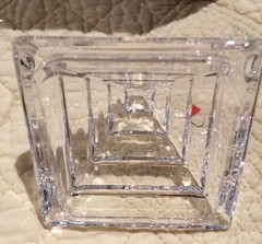 Colle Cristalleria Lead Crystal Piramide Scatola 24% Pbo New In Box