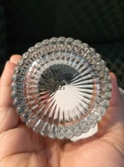 Set of 4 Beautiful Clear Glasses / Tumblers – Numbered – 39,18, 59, 25