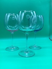 WATERFORD CRYSTAL BALLOON Polka Dot Wine Glass Stem Goblet – Choice of Color