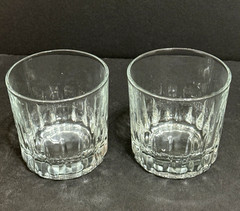 Crisa Kristalino by Libbey Old Fashioned Glasses Rocks 8 oz Mexico Set of 2.