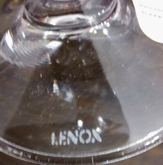 New Lenox Crimson Wine Glasses (Set of 4) 8 7/8″H Original Box