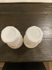 Indiana Colony Harvest Grape Milk Glass – Flat Juice Glass, 4 inch Set Of 2