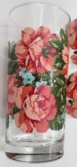Pioneer Woman Vintage Floral Tumblers Drinking Glasses Ice Tea 16 Fl Oz Set of 3