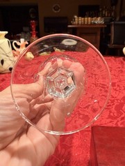 Vintage Cristal D’Arques Masquerade Crystal Goblets Set of 14 France Ex Cond