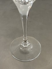 Set of 2 ARTIC LIGHTS Crystal WINE GLASSES by MIKASA Lead Crystal 9” L-A