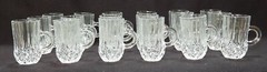 LOT of 2 Vintage Royal Crystal Rock RCR «Opera» Demitasse Cup Shot Glass
