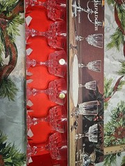 Set Of 6 Cristal D’Arques Pompadour Lead Crystal 21 Cl Dessert Cup France