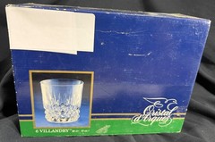 Cristal D’Arques Longchamp~Duran~6 Old Fashioned Glasses~10 oz~NIB