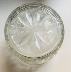 VTG Anchor Hocking Marmalade Jelly Jar – Pineapple Fan –