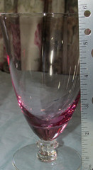 Tiffin WISTARIA PINK Iced TEA Glass TEA Tumbler 5-7/8” EXC. RARE (8 AVAILABLE)