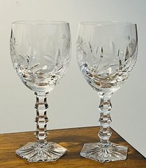 2 Vintage Crystal Cordial Glasses by CRYSTAL CLEAR INDUSTRIES Discontinued