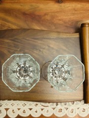 Vintage Octime Luminarc France Clear Wine Glasses Set Of 2 Arcoroc Goblets