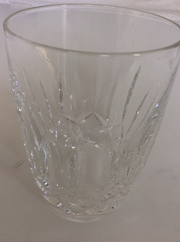 Waterford Kildare Crystal 4 1/2” 12 Ounce Flat Tumbler Barrel Shape Never Used