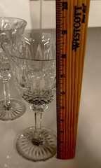 Saint St. Louis France Crystal Tommy Goblets Wine Glasses – 7 3/4 Set of 4
