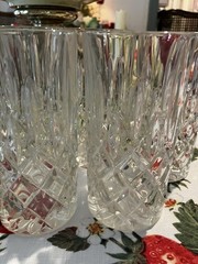 Gorham Crystal Lady Anne Crystal Cut Glass 6″ Highball Set Of 8 Used