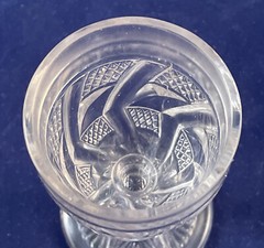 EAPG Jones,Cavitt & Co. #126 Mitred Diamond Points aka Zig Zig Cordial Wine 1887