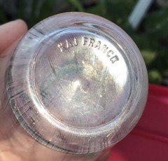 Kaj Franck, One glass Tumbler Kartio Kimara, Nuutajarvi Iittala Signed