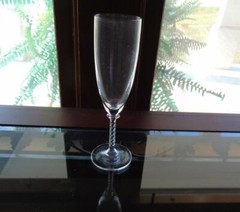 Villeroy and Boch THALEA Champagne Flute 8 1/4 in 6 oz Twist Stem
