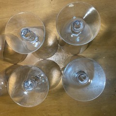 Fostoria Engagement Crystal Iced Tea Glasses Goblets Platinum Vintage Set Of 6